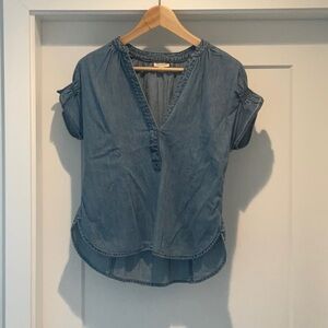 Denim Blue Women's Top